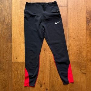 Nike leggings with red